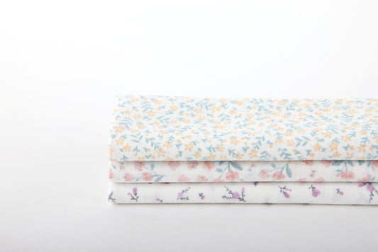 Quarter Fabric Pack - Cotton, Dailylike "Draw a Flower" - KEY Handmade
 - 1