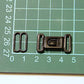 Bow Tie Hardware - 13mm, Plastic, Slide and Press Release Buckle, Black - KEY Handmade
 - 3