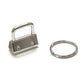 Key Fob Hardware - 1" (25mm), with 25mm Split Ring - KEY Handmade
 - 2
