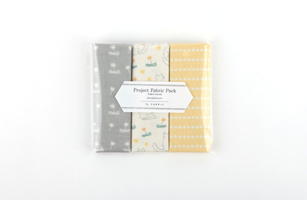 Quarter Fabric Pack - Linen Cotton, Dailylike "A Drowsy Spring Day" - KEY Handmade
 - 2