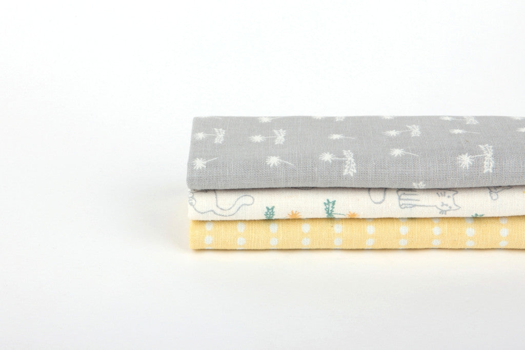 Quarter Fabric Pack - Linen Cotton, Dailylike "A Drowsy Spring Day" - KEY Handmade
 - 1