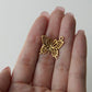 Charm - Butterfly, Antique Gold - KEY Handmade
 - 2