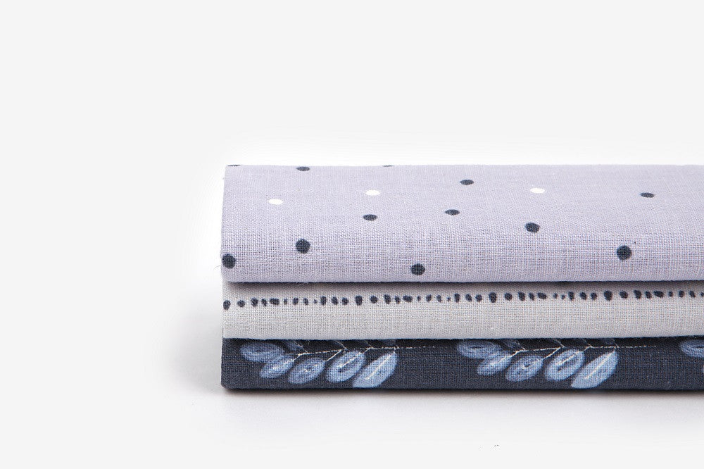 Quarter Fabric Pack - Linen Cotton, Dailylike "Misty Forest" - KEY Handmade
 - 6