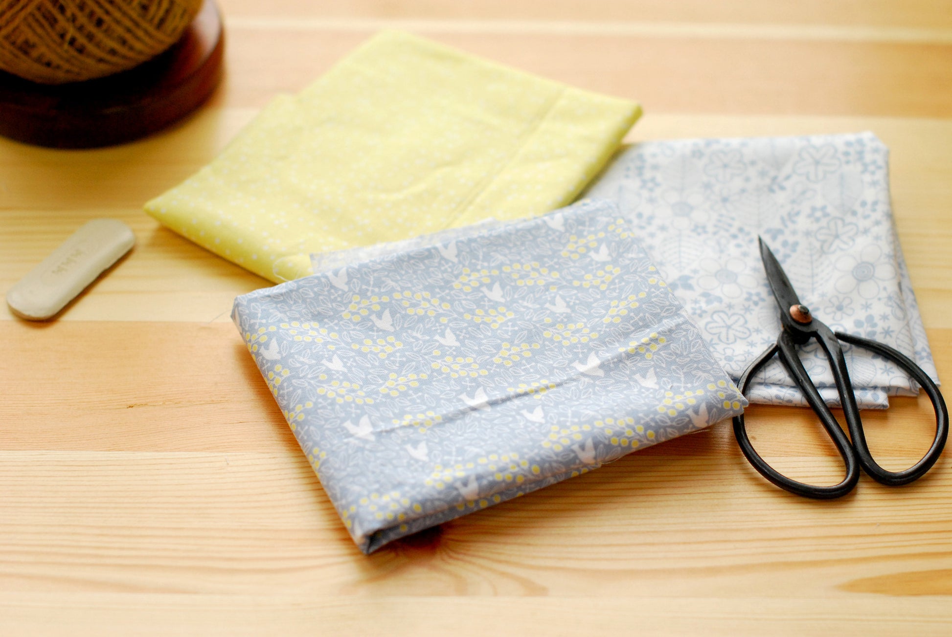 Fabric by Yard - Cotton, Dailylike, Winter Forest - Birds - KEY Handmade
 - 3