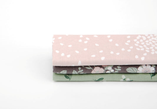 Quarter Fabric Pack - Cotton, Dailylike "Flowers Fall" - KEY Handmade
 - 1