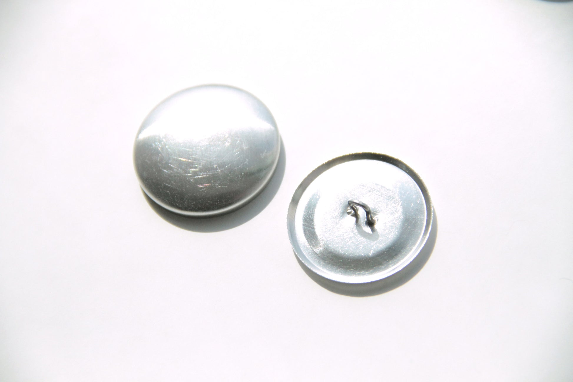 Cover Button - 27mm, Round, Wire Back - KEY Handmade
 - 2