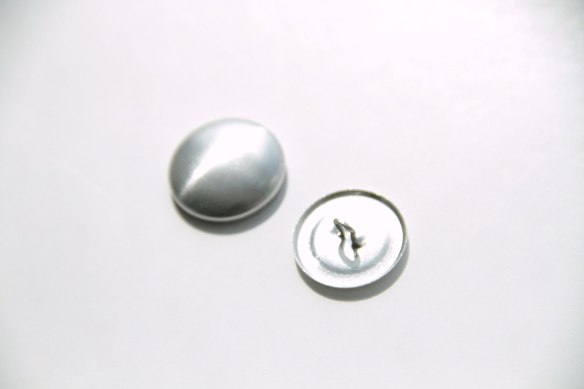 Cover Button - 22mm, Round, Wire Back - KEY Handmade
 - 2