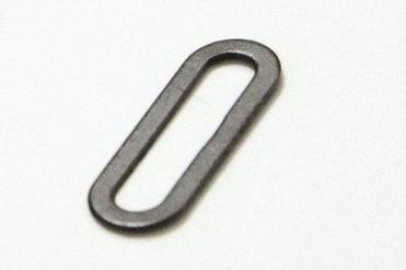 Bow Tie Hardware - Ribbon T-Hook and Loop, Black - KEY Handmade
 - 1