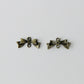 Connector - Ribbon Bow, Antique Brass - KEY Handmade
 - 1