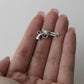 Charm - Gun, Antique Silver - KEY Handmade
 - 2