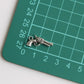 Charm - Gun, Antique Silver - KEY Handmade
 - 3