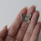 Charm - Butterfly, Antique Silver - KEY Handmade
 - 2