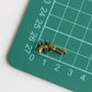 Charm - Gun, Antique Brass - KEY Handmade
 - 3