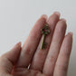 Charm - Key, Antique Brass - KEY Handmade
 - 2