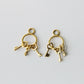 Charm - Chain of Keys, Antique Gold - KEY Handmade
 - 1