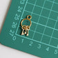 Charm - Chain of Keys, Antique Gold - KEY Handmade
 - 3