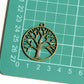 Charm - Tree of Life, Antique Brass - KEY Handmade
 - 3