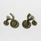 Charm - Bicycle, Antique Brass - KEY Handmade
 - 1
