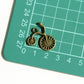 Charm - Bicycle, Antique Brass - KEY Handmade
 - 3