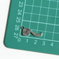Charm - Measuring tape, Antique Silver - KEY Handmade
 - 3
