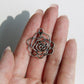 Charm - Rose, Antique Silver - KEY Handmade
 - 2