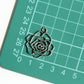 Charm - Rose, Antique Silver - KEY Handmade
 - 3