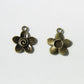 Charm - Flower, Antique Brass - KEY Handmade
 - 1