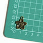 Charm - Flower, Antique Brass - KEY Handmade
 - 3