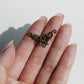 Connector - Flower and Leaves, Antique Brass - KEY Handmade
 - 2