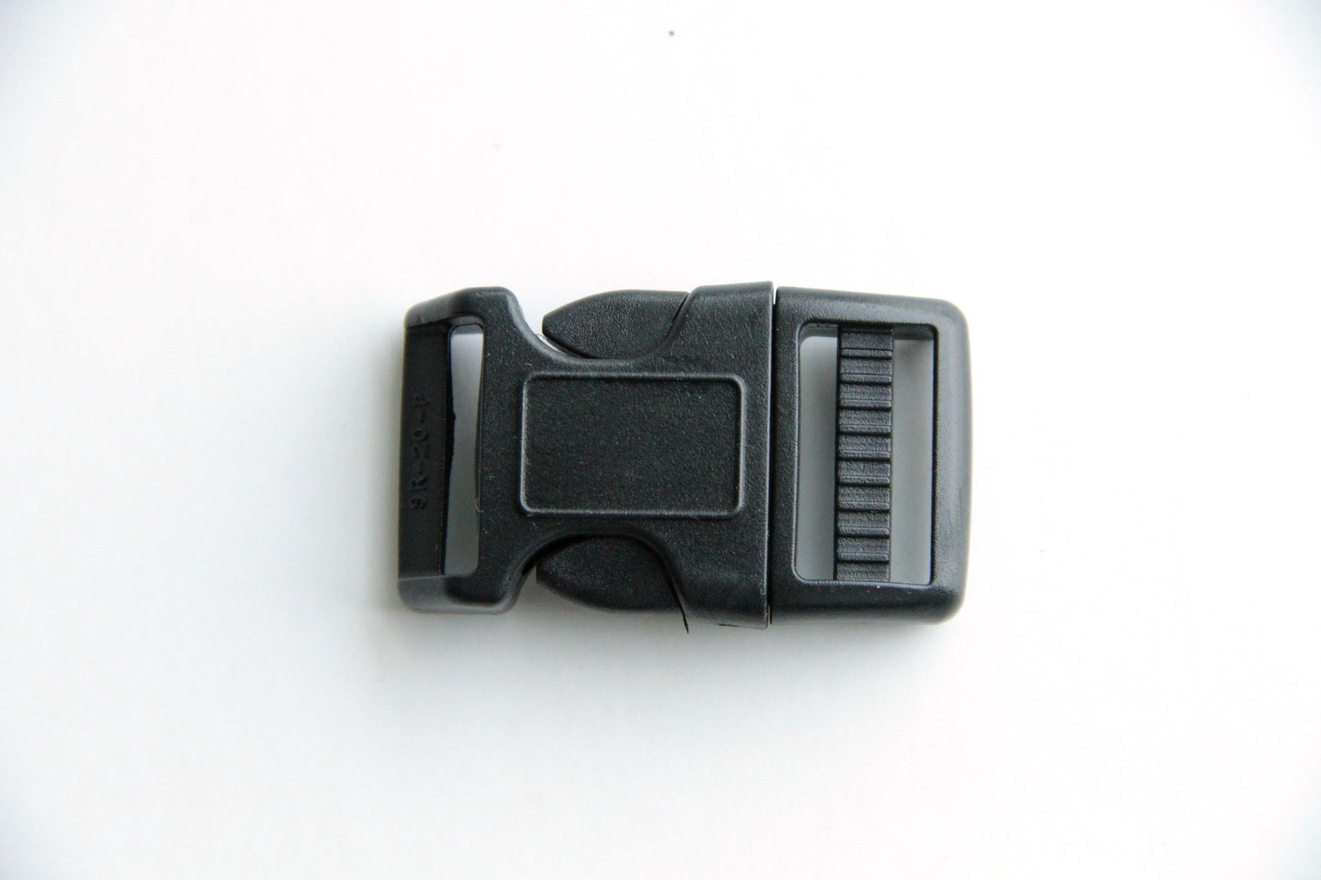 Side Press Release Curved Buckle - 3/4 inch, Plastic Heavy Duty, Black - KEY Handmade
 - 1