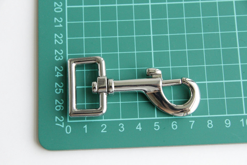 Snap Hook - 1 inch, Metal, Heavy Duty, Silver – KEY Handmade