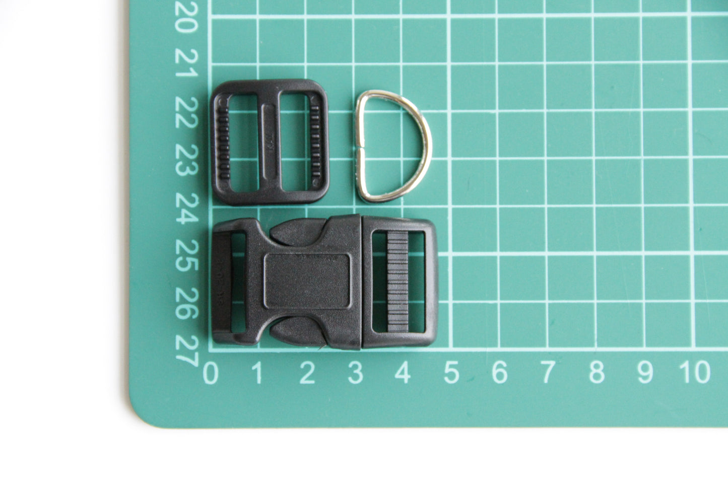 Pet Collar Hardware - 3/4 inch, Black - KEY Handmade
 - 2