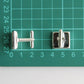 Cufflink Blank Hardware - 16mm, Square Cabochon Setting - KEY Handmade
 - 4