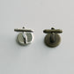 Cufflink Blank Hardware - 14mm, Round Cabochon Setting.