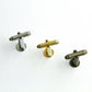 Cufflink Blank Hardware - 8mm, Flat Glue Pad.