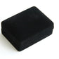 Cufflink Case - Velvet Look, Black - KEY Handmade
 - 1