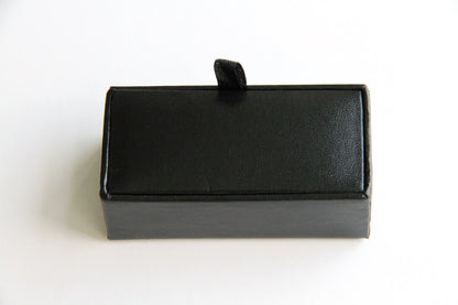 Cufflink Case - Leather Look, Black - KEY Handmade
 - 3