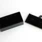 Cufflink Case - Leather Look, Black - KEY Handmade
 - 4