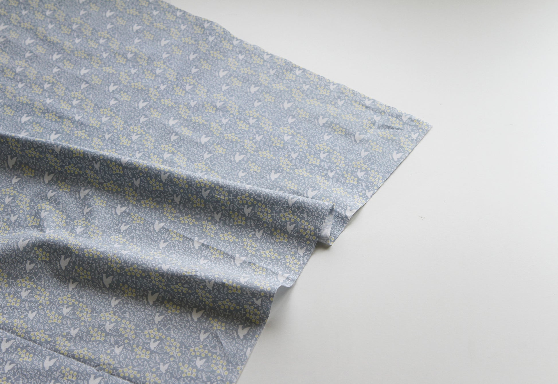 Fabric by Yard - Cotton, Dailylike, Winter Forest - Birds - KEY Handmade
 - 1