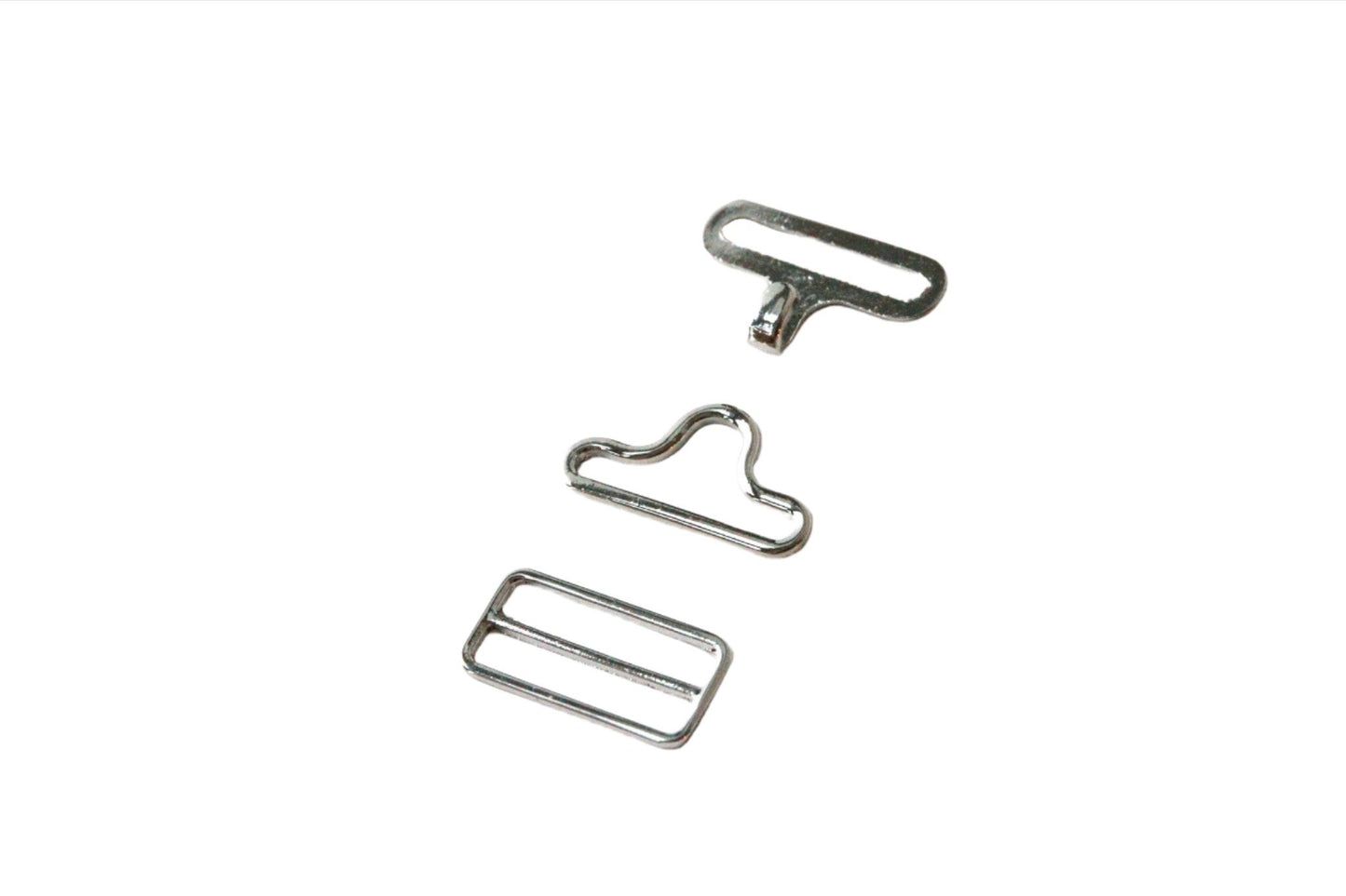 Bow Tie Hardware - 19mm, Metal, Slide Eye Hook.