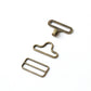 Bow Tie Hardware - 19mm, Metal, Slide Eye Hook.