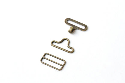 Bow Tie Hardware - 19mm, Metal, Slide Eye Hook.