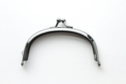 Purse Frame - 95mm, Black Nickel - KEY Handmade
 - 1