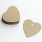 Paper Tag - Small Heart Shape - KEY Handmade
 - 1