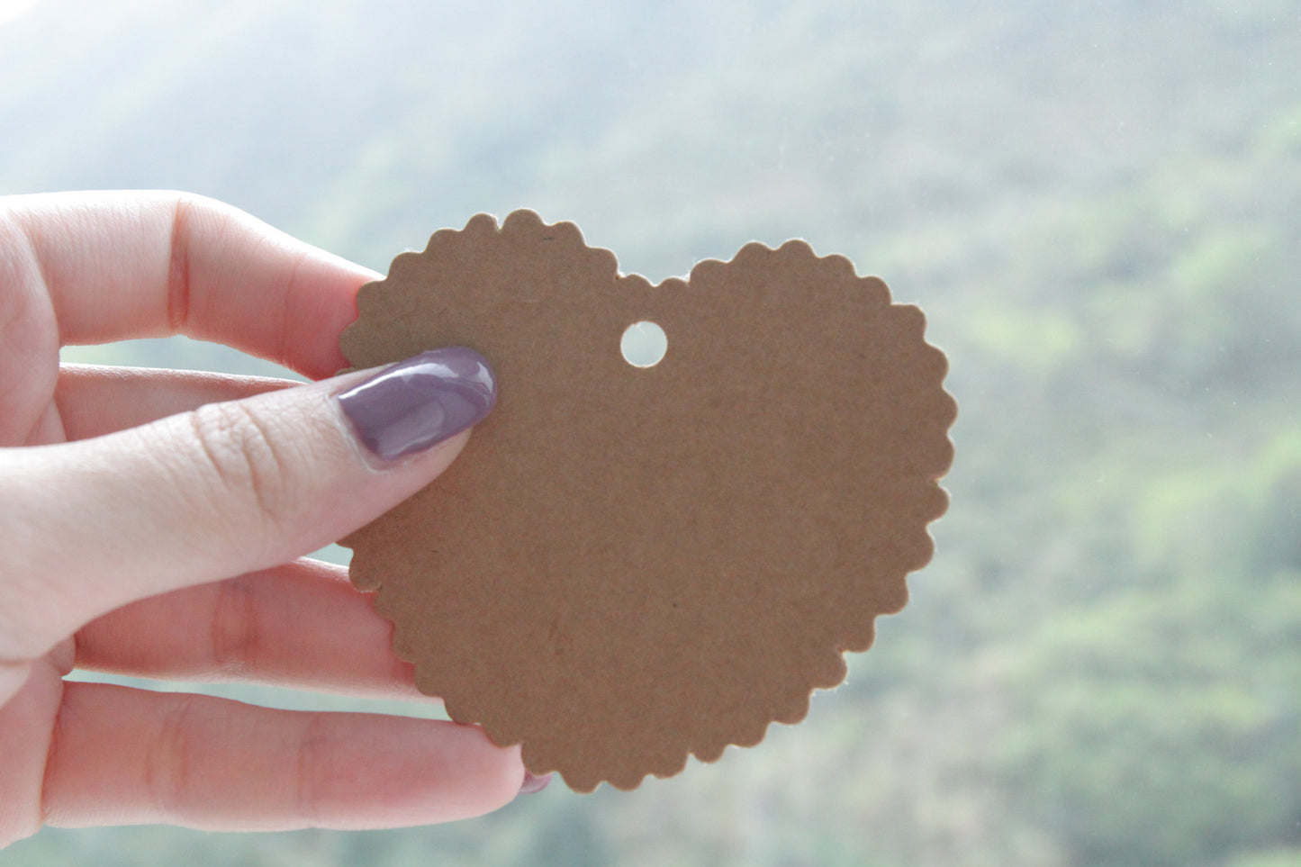 Paper Tag - Big Heart Shape - KEY Handmade
 - 2