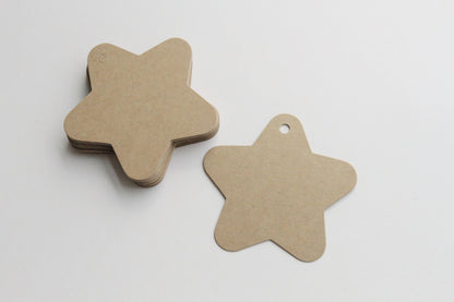 Paper Tag - Star Shape - KEY Handmade
 - 1