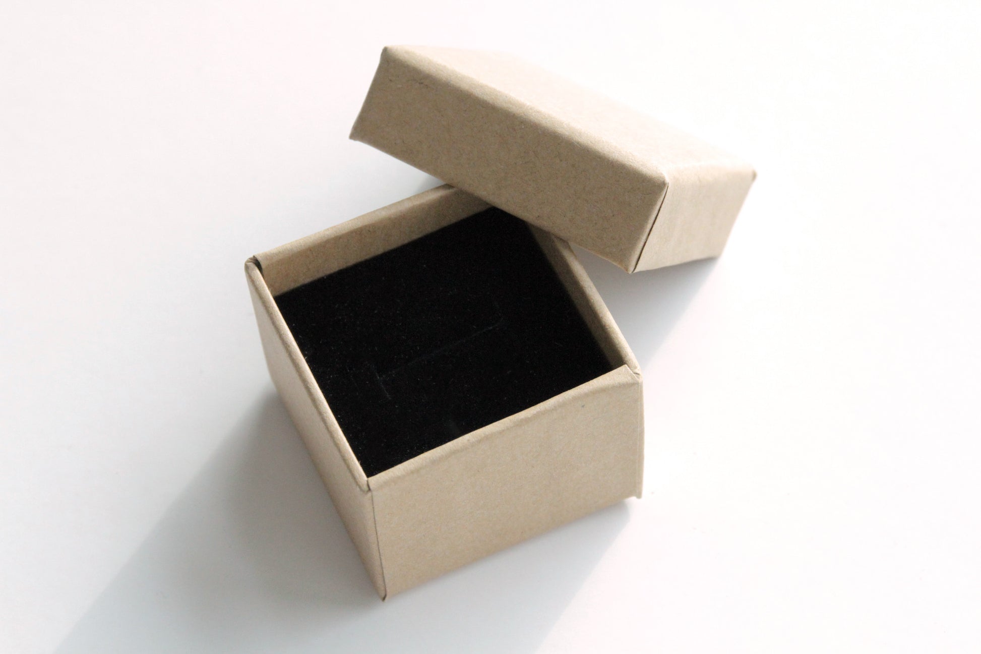 Kraft Box - Base and Lid, 4.3cm x 4.3cm x 3.8cm - KEY Handmade
 - 2