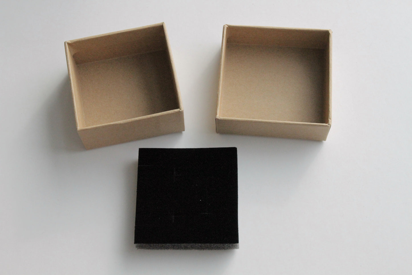 Kraft Box - Base and Lid, 6.5cm x 6.5cm x 3cm - KEY Handmade
 - 4