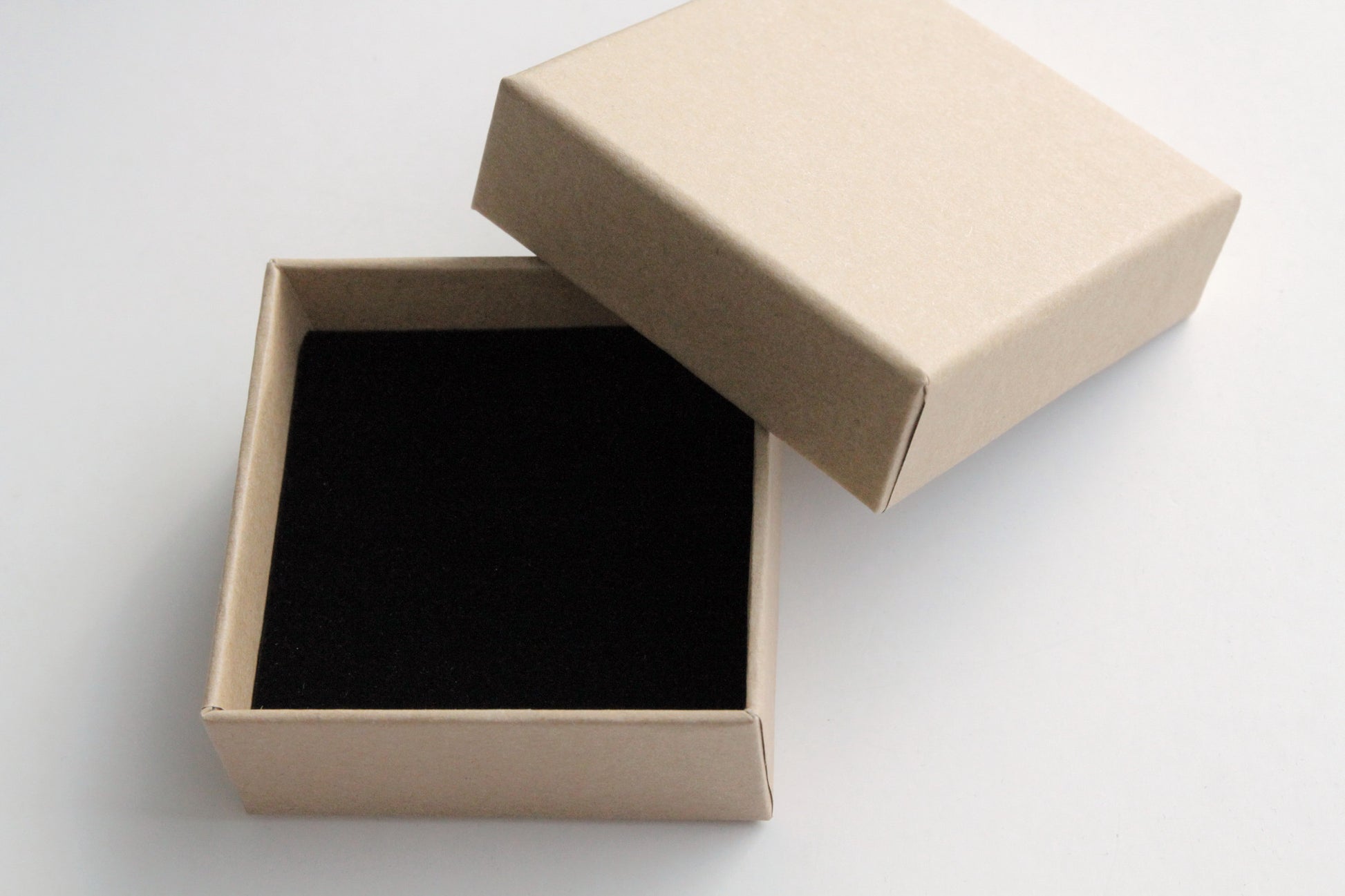 Kraft Box - Base and Lid, 7.3cm x 7.3cm x 3cm - KEY Handmade
 - 2
