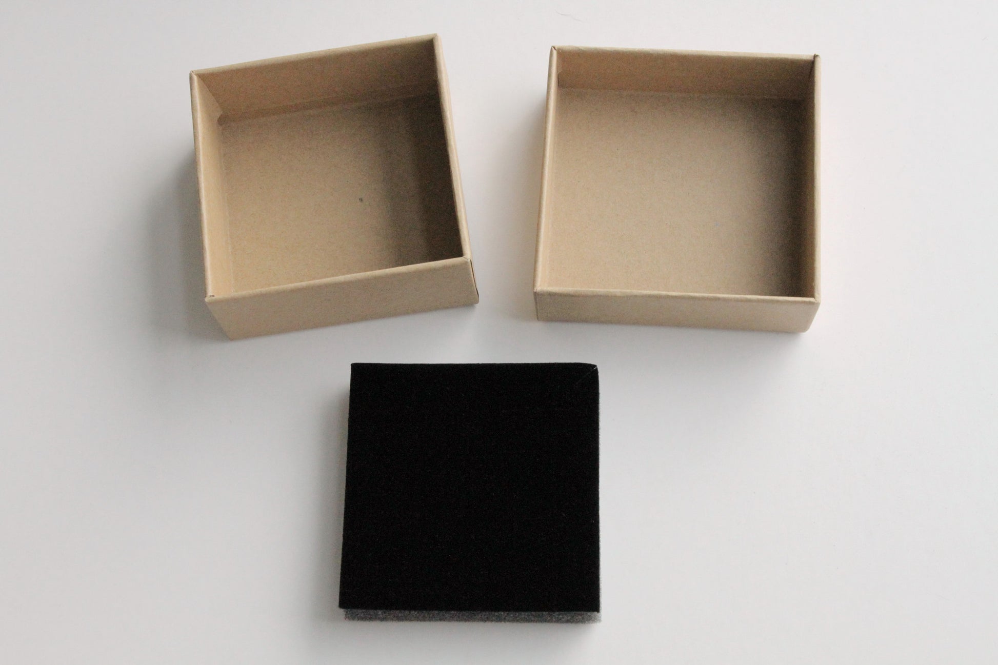 Kraft Box - Base and Lid, 7.3cm x 7.3cm x 3cm - KEY Handmade
 - 4